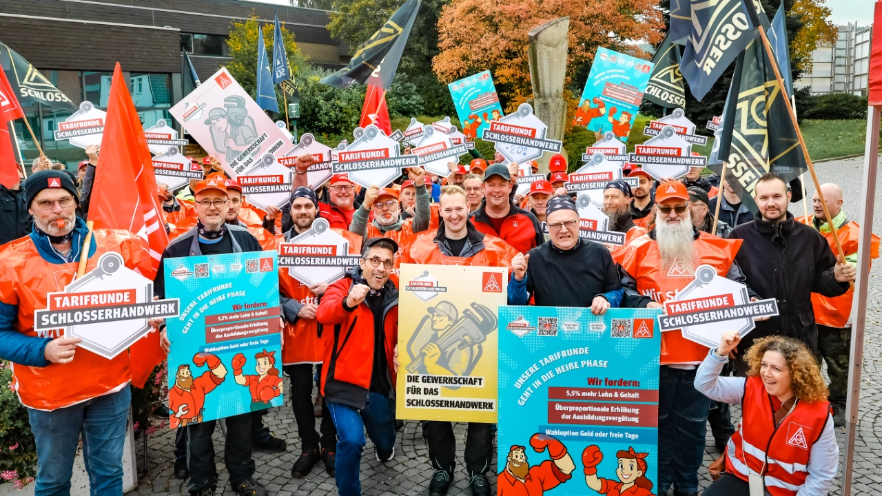 Warnstreik Schlosser