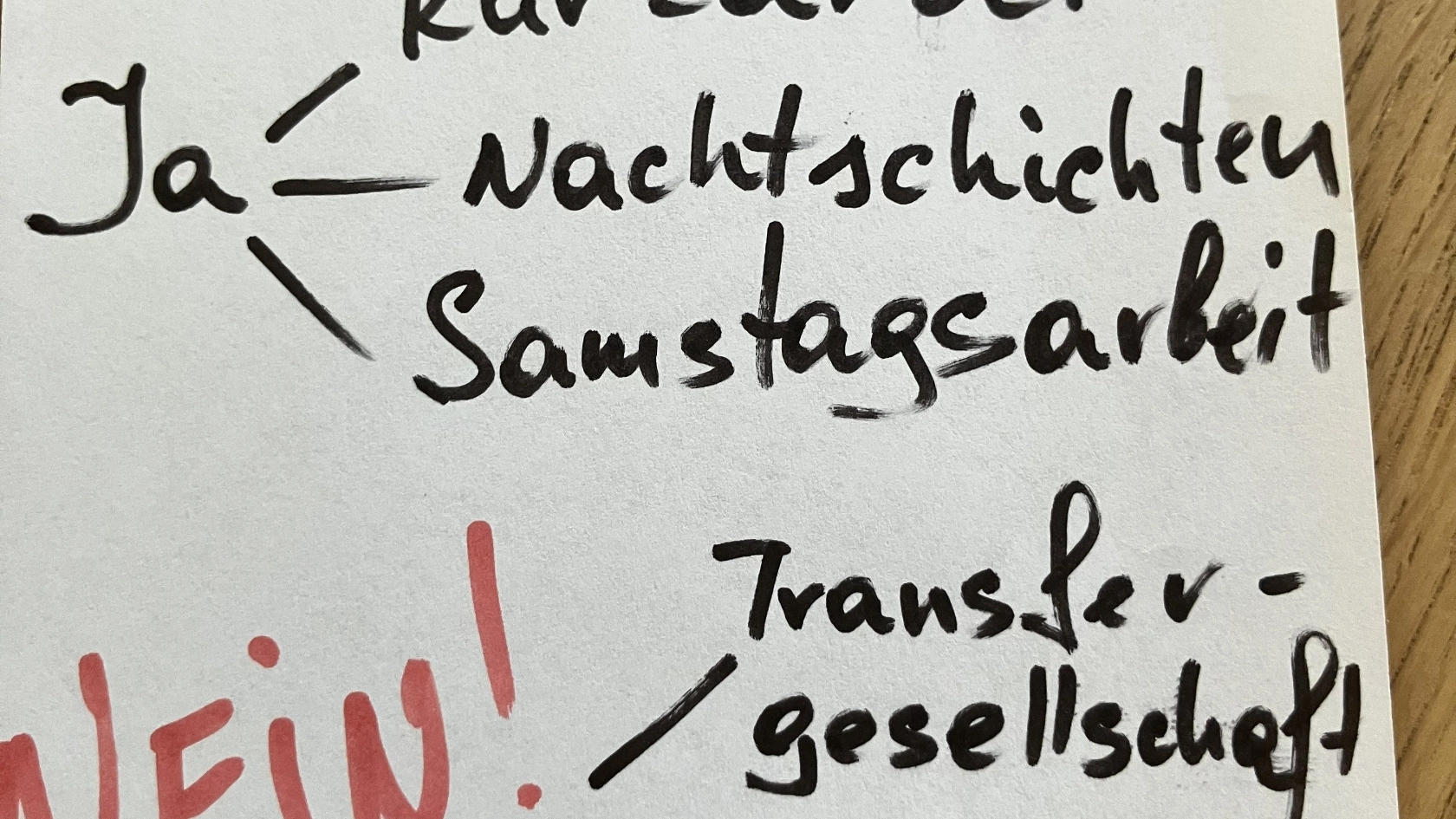 Frust und Enttäuschung