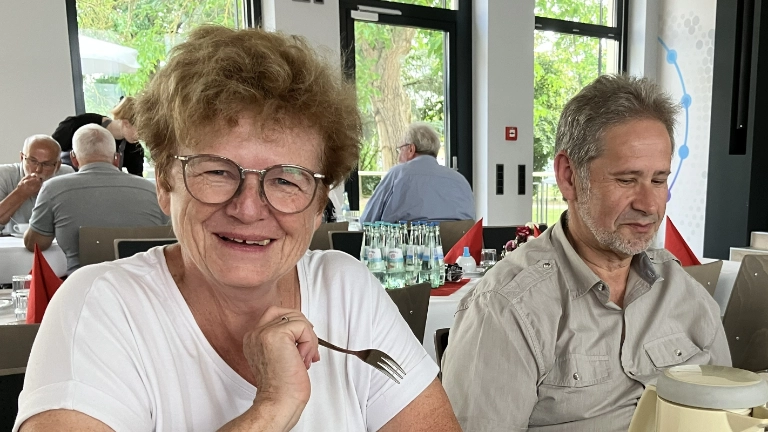 Kaffee,Kuchen und ein Lächeln