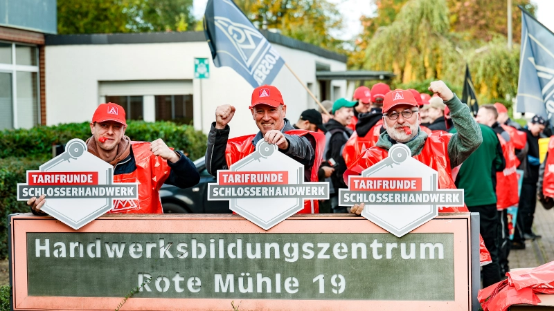 Streikbereit Handwerk
